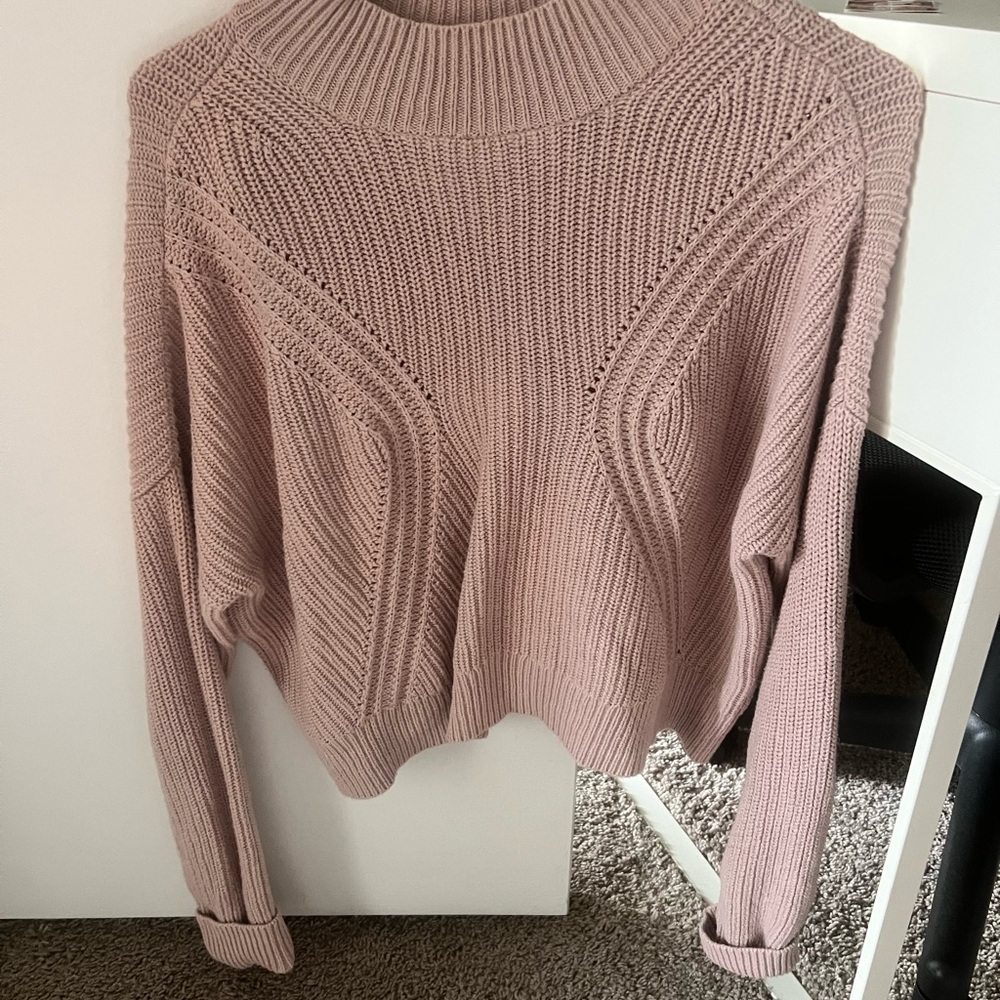 Women's Pink Knit Sweater
